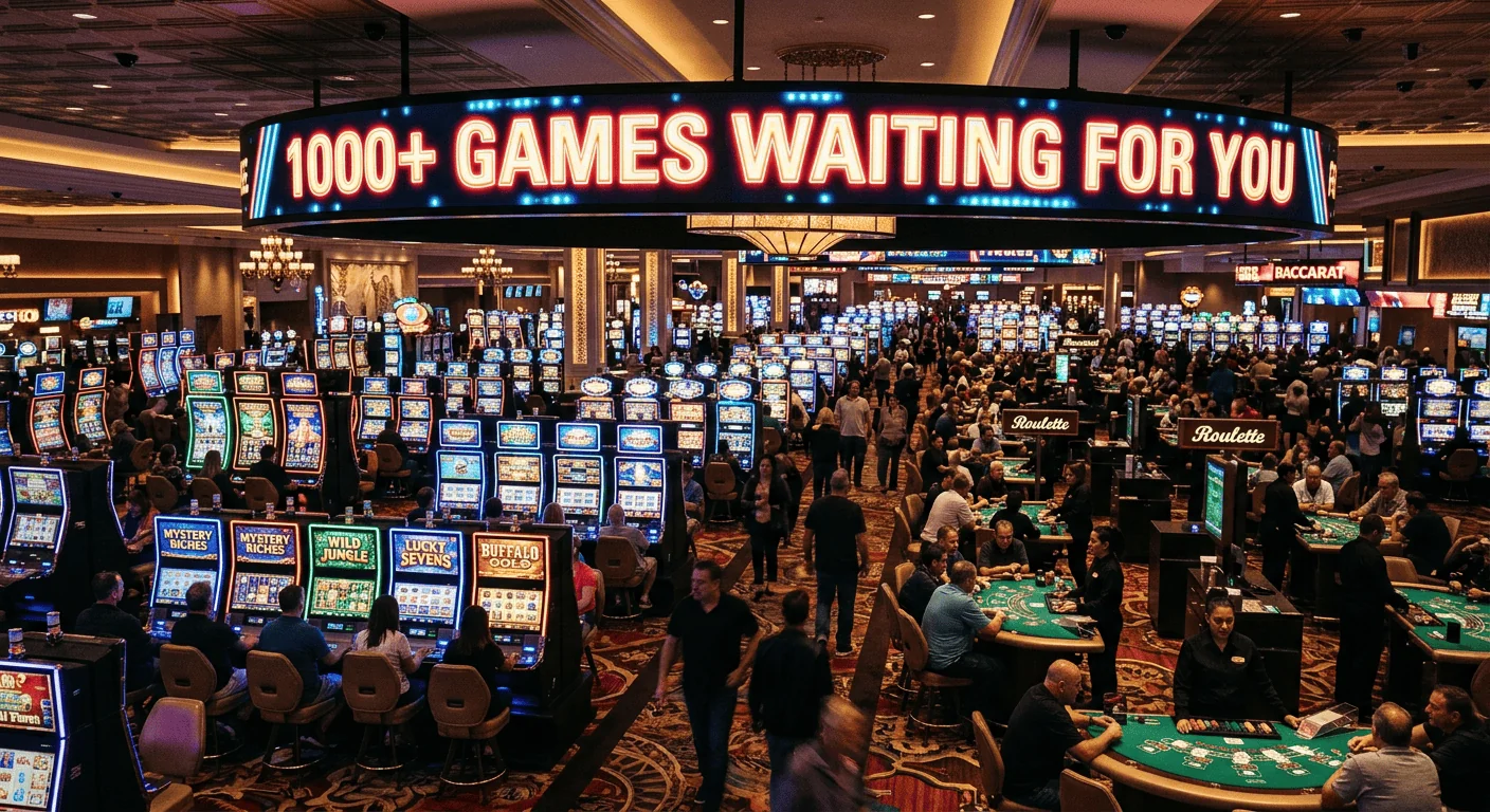 Play thrilling online casino slots and table games